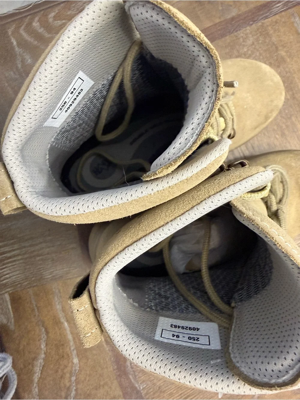 GERMAN MILITARY HAIX GORE-TEX COMBAT BOOTS, UNUSED